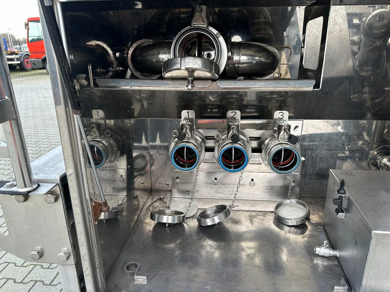 Semi-remorque citerne pour transport de la nourriture Van Hool FOOD / 39.000L / 3-COMP / INOX / NL-trailer / APK: 07/2026: photos 8