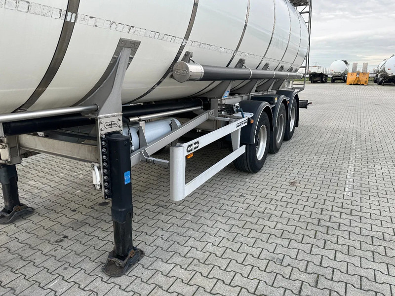 Semi-remorque citerne pour transport de la nourriture Van Hool FOOD / 39.000L / 3-COMP / INOX / NL-trailer / APK: 07/2026: photos 16