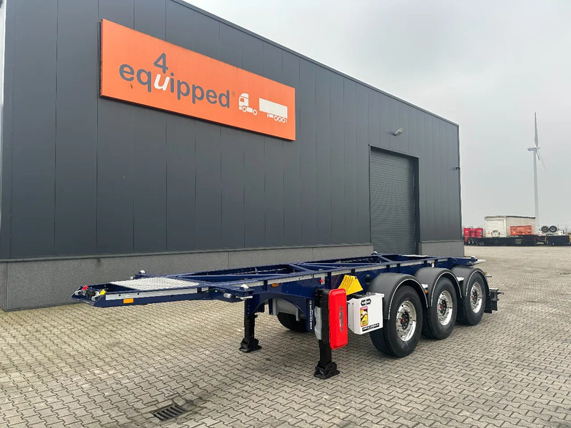 Van Hool NEW / DIRECT AVAILABLE 20FT ADR-CHASSIS, EMPTY WEIGHT: 3.300KG, DISCBRAKES, 3x available, ALU WHEELS - Semi-remorque porte-conteneur/ Caisse mobile: photos 1 Van Hool NEW / DIRECT AVAILABLE 20FT ADR-CHASSIS, EMPTY WEIGHT: 3.300KG, DISCBRAKES, 3x available, ALU WHEELS - Semi-remorque porte-conteneur/ Caisse mobile: photos 1