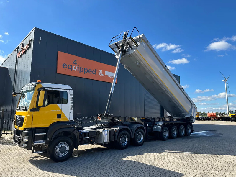 Wielton NEW / UNUSED 4-axle HEAVY-DUTY tipper, HARDOX, 16 tires, 32CBM, NO DOCUMENTS!!! - Semi-remorque benne: photos 3 Wielton NEW / UNUSED 4-axle HEAVY-DUTY tipper, HARDOX, 16 tires, 32CBM, NO DOCUMENTS!!! - Semi-remorque benne: photos 3