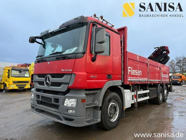 Mercedes-Benz Actros 2541/Kran/PK 34002-SH E/FlyJib/Funk/31Met - Camion plateau: photos 1 Mercedes-Benz Actros 2541/Kran/PK 34002-SH E/FlyJib/Funk/31Met - Camion plateau: photos 1