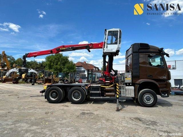 Tracteur routier Mercedes-Benz Arocs 3351/6x6/Palfinger Epolsion S260/Langholz: photos 8 Tracteur routier Mercedes-Benz Arocs 3351/6x6/Palfinger Epolsion S260/Langholz: photos 8