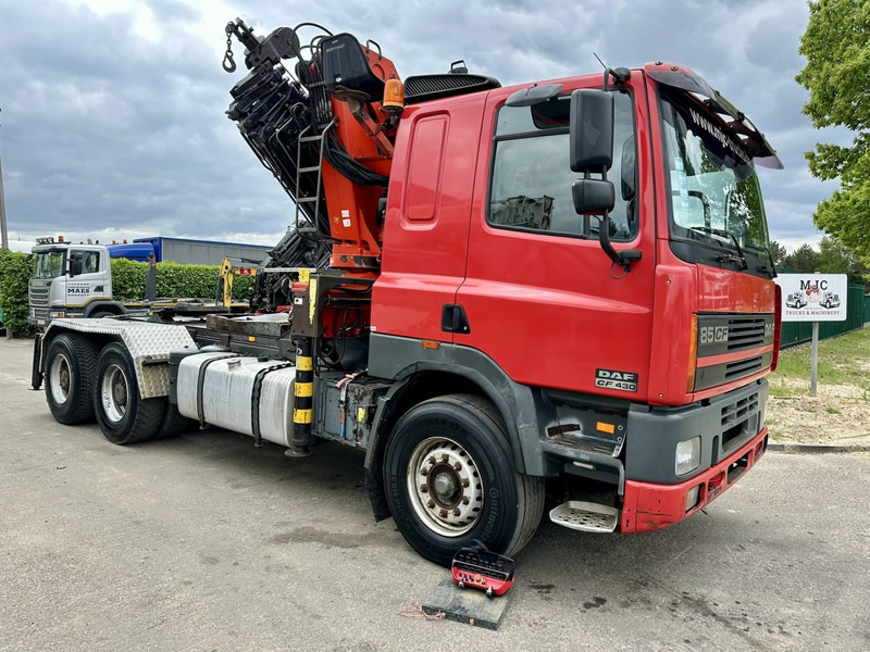 DAF 85 CF 430 6x4 CRANE PK 32.000 F (7x) + WINCH - EURO 2 - MANUAL ZF - HUB REDUCTION / STEEL SPRING - BE TRUCK - Camion grue: photos 2 DAF 85 CF 430 6x4 CRANE PK 32.000 F (7x) + WINCH - EURO 2 - MANUAL ZF - HUB REDUCTION / STEEL SPRING - BE TRUCK - Camion grue: photos 2