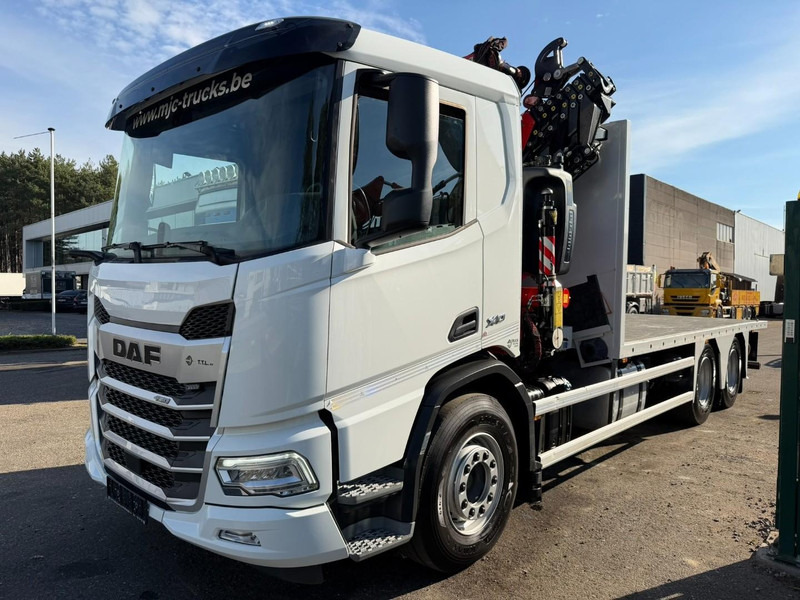 DAF XD 450 6x4 PRITSCHE + (24m) KRAN FASSI F345 8x + WINCH - 35.000km - *TOP CONDITION* - BE TRUCK - Camion plateau, Camion grue: photos 4 DAF XD 450 6x4 PRITSCHE + (24m) KRAN FASSI F345 8x + WINCH - 35.000km - *TOP CONDITION* - BE TRUCK - Camion plateau, Camion grue: photos 4