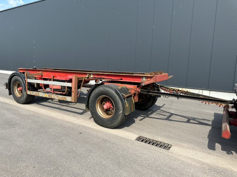 DEOM - SCHMIT R202P 2-AS CONTAINER TRANSPORT - BPW - GOEDE BANDEN - LUCHTVERING - BELGISCHE PAPIEREN - Remorque porte-conteneur/ Caisse mobile: photos 1 DEOM - SCHMIT R202P 2-AS CONTAINER TRANSPORT - BPW - GOEDE BANDEN - LUCHTVERING - BELGISCHE PAPIEREN - Remorque porte-conteneur/ Caisse mobile: photos 1