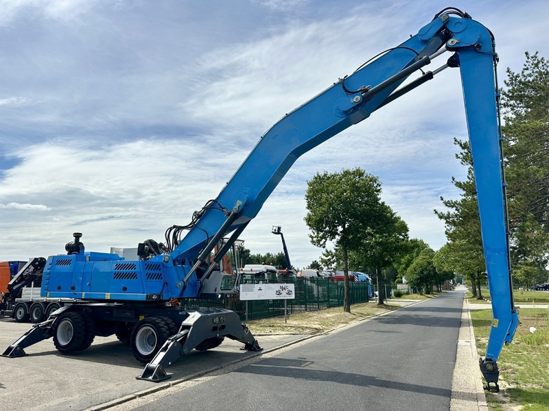 Fuchs TEREX MHL 360 OVERSLAGKRAAN / MATERIAL HANDLER / UMSCHLAGBAGGER - TOP ZUSTAND - Pelle sur pneus: photos 2 Fuchs TEREX MHL 360 OVERSLAGKRAAN / MATERIAL HANDLER / UMSCHLAGBAGGER - TOP ZUSTAND - Pelle sur pneus: photos 2