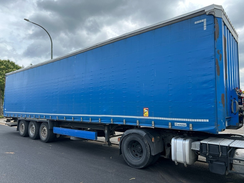 Krone 3-AXLES TRAILER - SAF DISC - LIFT + STEERING AXLE - TAILLIFT - Semi-remorque rideaux coulissants: photos 5 Krone 3-AXLES TRAILER - SAF DISC - LIFT + STEERING AXLE - TAILLIFT - Semi-remorque rideaux coulissants: photos 5
