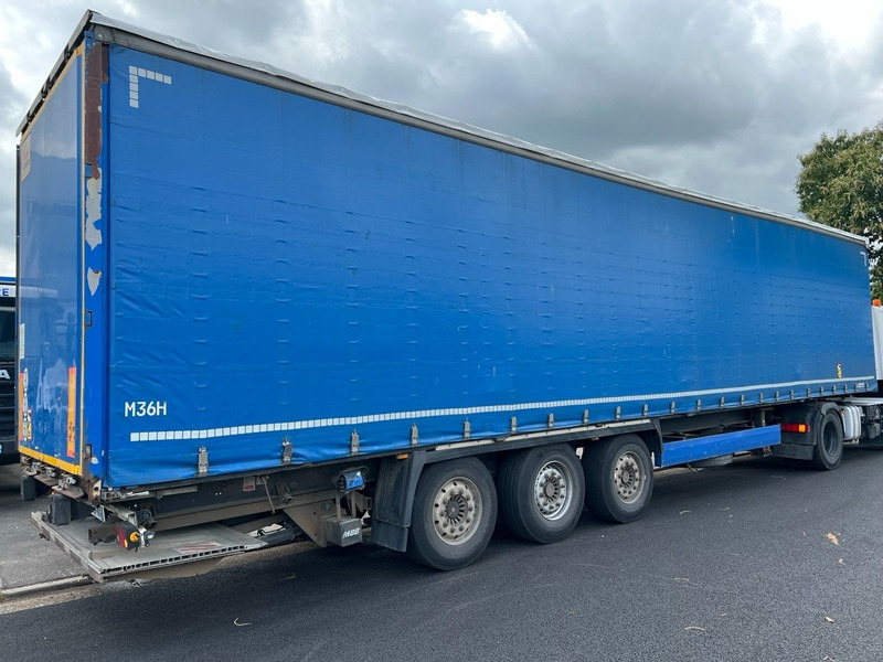 Krone 3-AXLES TRAILER - SAF DISC - LIFT + STEERING AXLE - TAILLIFT - Semi-remorque rideaux coulissants: photos 4 Krone 3-AXLES TRAILER - SAF DISC - LIFT + STEERING AXLE - TAILLIFT - Semi-remorque rideaux coulissants: photos 4
