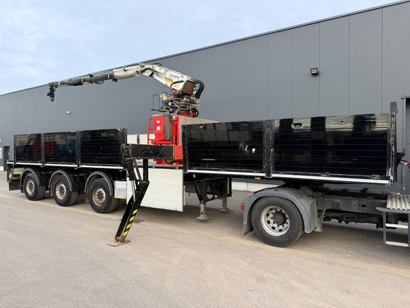 Kwb 45T STENENTRAILER / STEENOPLEGGER + KRAAN KENNIS K16R - 71-3 + STABS - 3x EXT + ROTATOR - SMARTBOARD - 2x STUURASSEN - SCHIJFREMMEN - SAF ASSEN - BELGISCHE PAPIEREN - Semi-remorque plateau: photos 1 Kwb 45T STENENTRAILER / STEENOPLEGGER + KRAAN KENNIS K16R - 71-3 + STABS - 3x EXT + ROTATOR - SMARTBOARD - 2x STUURASSEN - SCHIJFREMMEN - SAF ASSEN - BELGISCHE PAPIEREN - Semi-remorque plateau: photos 1