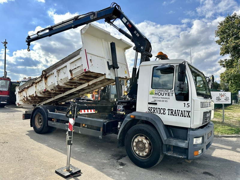 MAN LC 18.280 18T 4x2 TIPPER + CRANE (2018!!!) HIAB 099 E-2 DUO (921h!) - *157.000km* - FULL AIR - BE TRUCK - Camion benne, Camion grue: photos 1 MAN LC 18.280 18T 4x2 TIPPER + CRANE (2018!!!) HIAB 099 E-2 DUO (921h!) - *157.000km* - FULL AIR - BE TRUCK - Camion benne, Camion grue: photos 1