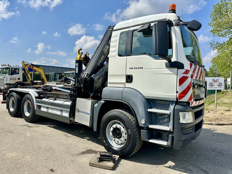 MAN TGS 33.440 6x4 BB HOOKLIFT + CRANE HIAB 166 E-3 HIDUO - RADIO - ROTATOR - EURO 5 - BE TRUCK - Camion ampliroll, Camion grue: photos 2 MAN TGS 33.440 6x4 BB HOOKLIFT + CRANE HIAB 166 E-3 HIDUO - RADIO - ROTATOR - EURO 5 - BE TRUCK - Camion ampliroll, Camion grue: photos 2