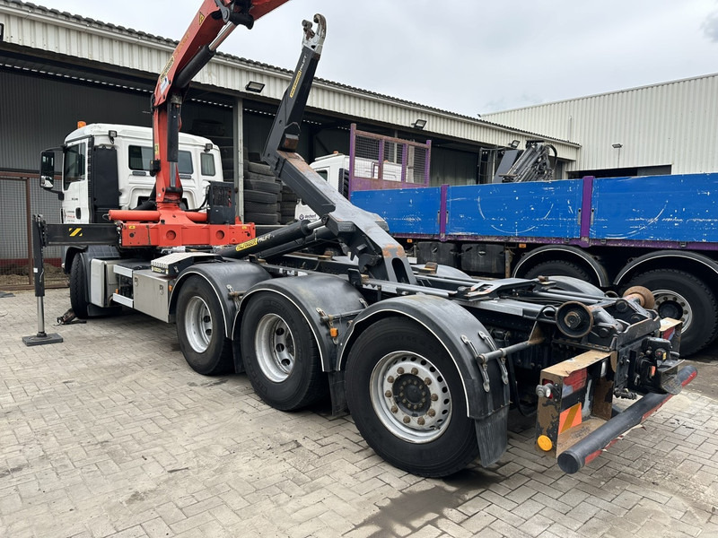 MAN TGS 35.400 8x4 TRIDEM HOOKLIFT T22 + CRANE PALFINGER PK 18001 EH + RADIO - EURO 5 - LIFT/STEERING AXLE - BE TRUCK - Camion ampliroll, Camion grue: photos 4 MAN TGS 35.400 8x4 TRIDEM HOOKLIFT T22 + CRANE PALFINGER PK 18001 EH + RADIO - EURO 5 - LIFT/STEERING AXLE - BE TRUCK - Camion ampliroll, Camion grue: photos 4