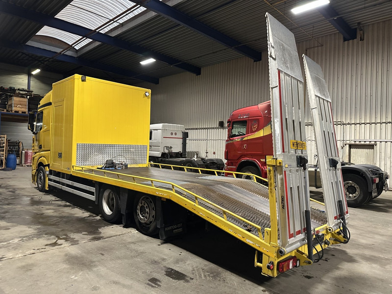 Mercedes-Benz ACTROS 2745 6x2 OPRIJWAGEN / AUTOTRANSPORTER / MACHINE CARRIER - WINCH - 6m10 - EURO 5 - LIFT AXLE - HYDR RAMPS - NL TRUCK - Camion porte-voitures: photos 2 Mercedes-Benz ACTROS 2745 6x2 OPRIJWAGEN / AUTOTRANSPORTER / MACHINE CARRIER - WINCH - 6m10 - EURO 5 - LIFT AXLE - HYDR RAMPS - NL TRUCK - Camion porte-voitures: photos 2