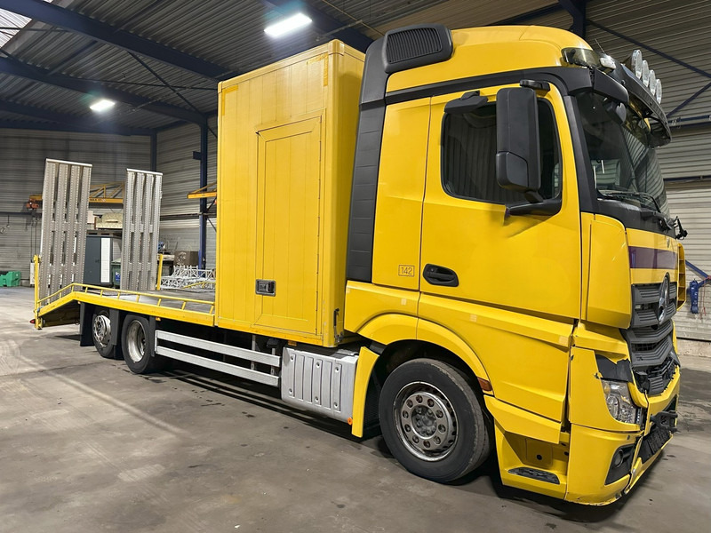 Mercedes-Benz ACTROS 2745 6x2 OPRIJWAGEN / AUTOTRANSPORTER / MACHINE TRANSPORTER - WINCH - 6m10 - EURO 5 - LIFT AXLE - HYDR RAMPS - NL TRUCK - Remorqueuse: photos 1 Mercedes-Benz ACTROS 2745 6x2 OPRIJWAGEN / AUTOTRANSPORTER / MACHINE TRANSPORTER - WINCH - 6m10 - EURO 5 - LIFT AXLE - HYDR RAMPS - NL TRUCK - Remorqueuse: photos 1