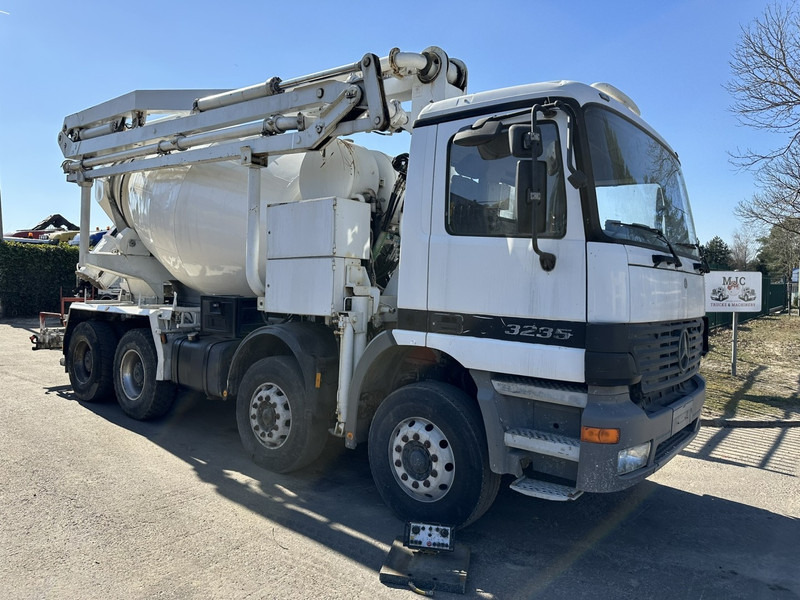 Mercedes-Benz ACTROS 3235 8x4 PUMI SCHWING - MIXER + PUMP - STEEL SPRING / HUB REDUCTION - AP ACHSEN - Camion pompe: photos 1 Mercedes-Benz ACTROS 3235 8x4 PUMI SCHWING - MIXER + PUMP - STEEL SPRING / HUB REDUCTION - AP ACHSEN - Camion pompe: photos 1