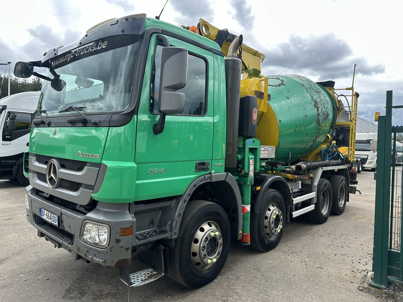 Mercedes-Benz ACTROS 3241 8x4 PUMI PM M 21-3 (21m) Putzmeister - *238.000km* / 1586H - EPS - BLADVERING / NAAFREDUCTIE - Camion pompe: photos 3 Mercedes-Benz ACTROS 3241 8x4 PUMI PM M 21-3 (21m) Putzmeister - *238.000km* / 1586H - EPS - BLADVERING / NAAFREDUCTIE - Camion pompe: photos 3