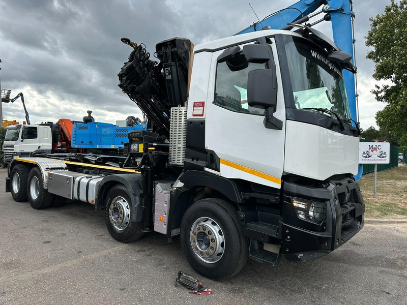 Renault C460 8x4 + (19m!) KRAN HIAB 288 E-6 HIDUO - RADIO - 5/6 F - STEEL SPRING / HUB REDUCTION - BE TRUCK - Camion ampliroll, Camion grue: photos 2 Renault C460 8x4 + (19m!) KRAN HIAB 288 E-6 HIDUO - RADIO - 5/6 F - STEEL SPRING / HUB REDUCTION - BE TRUCK - Camion ampliroll, Camion grue: photos 2