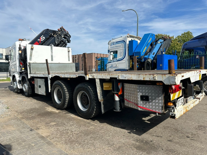 Scania 114C-380 8x4 + CRANE HIAB 700 E-5 - PLATFORM 6m80 + TWISTLOCKS - MANUAL - RETARDER - STEEL SPRING / BIG AXLE HUB REDUCTION - AP ACHSEN - Camion grue: photos 4 Scania 114C-380 8x4 + CRANE HIAB 700 E-5 - PLATFORM 6m80 + TWISTLOCKS - MANUAL - RETARDER - STEEL SPRING / BIG AXLE HUB REDUCTION - AP ACHSEN - Camion grue: photos 4