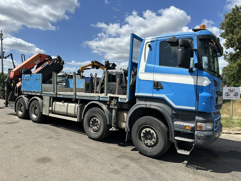 Scania G440 8x4 + (25m!) CRANE PALFINGER PK78002 SH G 8x + WINCH - PLATFORM 6m25 - MANUAL - HUB REDUCTION - STEEL SPRING - EURO 5 - BE TRUCK - Camion grue: photos 2 Scania G440 8x4 + (25m!) CRANE PALFINGER PK78002 SH G 8x + WINCH - PLATFORM 6m25 - MANUAL - HUB REDUCTION - STEEL SPRING - EURO 5 - BE TRUCK - Camion grue: photos 2