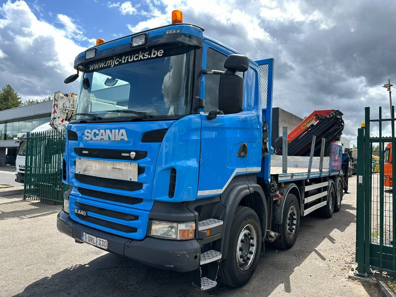Scania G440 8x4 + (26.5m!) CRANE PALFINGER PK78002 SH G 8x + 1 + WINCH - PLATFORM 6m25 - MANUAL - HUB REDUCTION - STEEL SPRING - EURO 5 - BE TRUCK - Camion grue: photos 3 Scania G440 8x4 + (26.5m!) CRANE PALFINGER PK78002 SH G 8x + 1 + WINCH - PLATFORM 6m25 - MANUAL - HUB REDUCTION - STEEL SPRING - EURO 5 - BE TRUCK - Camion grue: photos 3