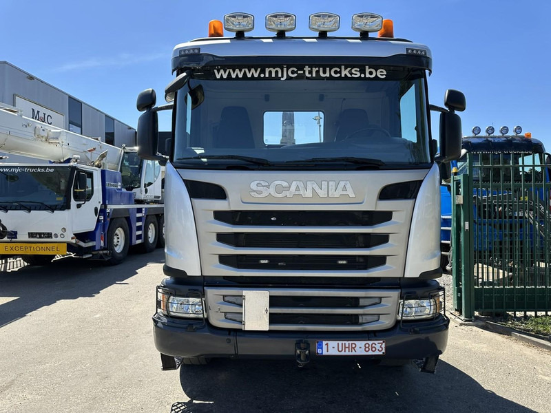 Scania G450 6x4 HAAKSYSTEEM AJK 20T - 5760mm - 3m90 WB - BLADVERING / NAAFREDUCTIE - EURO 6 - BE TRUCK - Camion ampliroll: photos 2 Scania G450 6x4 HAAKSYSTEEM AJK 20T - 5760mm - 3m90 WB - BLADVERING / NAAFREDUCTIE - EURO 6 - BE TRUCK - Camion ampliroll: photos 2