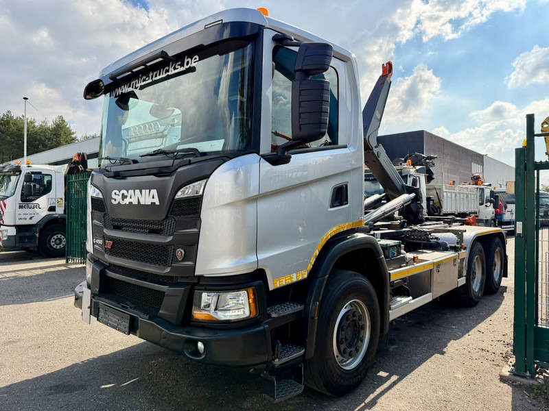 Scania G450 XT 6X4 AJK HAAKSYSTEEM 20T - 5760mm - WB 3m90 - HUB REDUCTION / STEEL SUSPENSION - EURO 6 - BE TRUCK - Camion ampliroll: photos 3 Scania G450 XT 6X4 AJK HAAKSYSTEEM 20T - 5760mm - WB 3m90 - HUB REDUCTION / STEEL SUSPENSION - EURO 6 - BE TRUCK - Camion ampliroll: photos 3