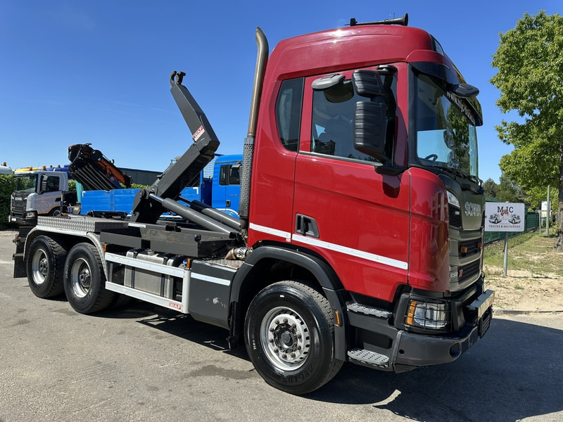 Scania R500 XT 6x4 RETARDER - HOOKLIFT / HAAKSYSTEEM WAF 20T - 5200mm - WB 3m75 - *231.000km* - HUB REDUCTION / STEEL SUSPENSION - EURO 6 - BE TRUCK - Camion ampliroll: photos 1 Scania R500 XT 6x4 RETARDER - HOOKLIFT / HAAKSYSTEEM WAF 20T - 5200mm - WB 3m75 - *231.000km* - HUB REDUCTION / STEEL SUSPENSION - EURO 6 - BE TRUCK - Camion ampliroll: photos 1