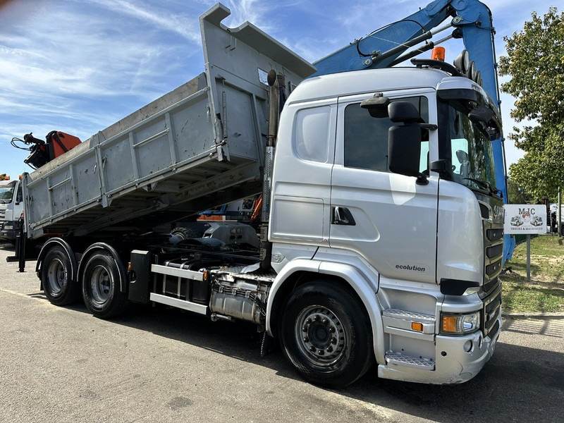 Scania R520 6x4 PRITSCHE + KRAN PALFINGER PK 15002 A - *ZSM + KIPPER* - RETARDER - *FULL AIR* - EUR 6 - BE TRUCK - Camion plateau, Camion grue: photos 5 Scania R520 6x4 PRITSCHE + KRAN PALFINGER PK 15002 A - *ZSM + KIPPER* - RETARDER - *FULL AIR* - EUR 6 - BE TRUCK - Camion plateau, Camion grue: photos 5