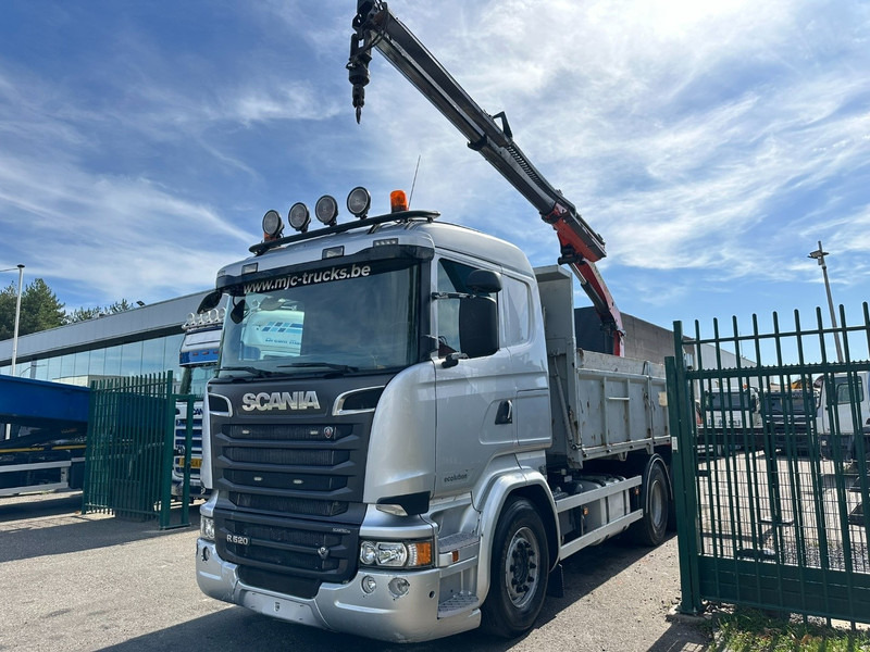Scania R520 6x4 PRITSCHE + KRAN PALFINGER PK 15002 A - *ZSM + KIPPER* - RETARDER - *FULL AIR* - EUR 6 - BE TRUCK - Camion plateau, Camion grue: photos 2 Scania R520 6x4 PRITSCHE + KRAN PALFINGER PK 15002 A - *ZSM + KIPPER* - RETARDER - *FULL AIR* - EUR 6 - BE TRUCK - Camion plateau, Camion grue: photos 2