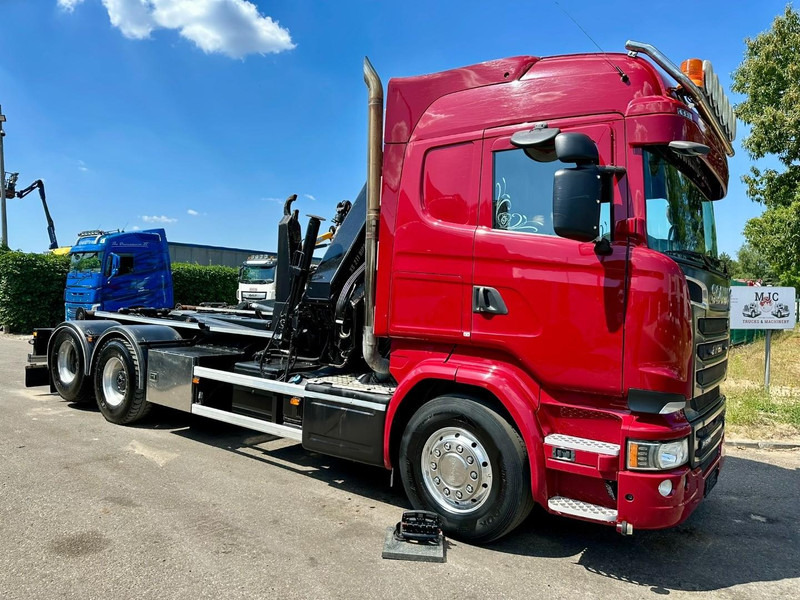 Scania R580 6X2 V8 HOOKLIFT + CRANE HIAB 211 E-4 HIPRO - ROTATOR - RETARDER - ALCOA ALU - RADIO - NL TRUCK - Camion ampliroll, Camion grue: photos 2 Scania R580 6X2 V8 HOOKLIFT + CRANE HIAB 211 E-4 HIPRO - ROTATOR - RETARDER - ALCOA ALU - RADIO - NL TRUCK - Camion ampliroll, Camion grue: photos 2