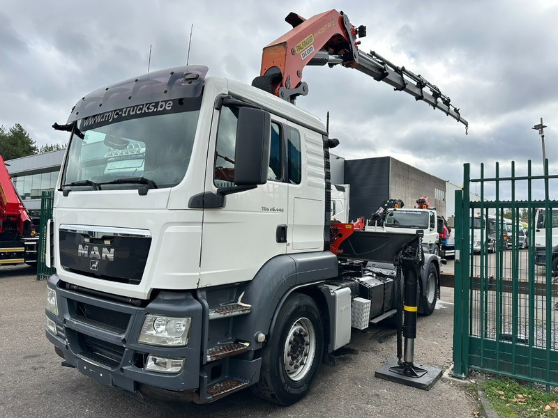 MAN TGS 26.440 6X4 SZM + (22m) KRAN PALFINGER PK62002 E 6x H + 1ME - RETARDER - EURO 5 - BE TRUCK - Tracteur routier: photos 4 MAN TGS 26.440 6X4 SZM + (22m) KRAN PALFINGER PK62002 E 6x H + 1ME - RETARDER - EURO 5 - BE TRUCK - Tracteur routier: photos 4