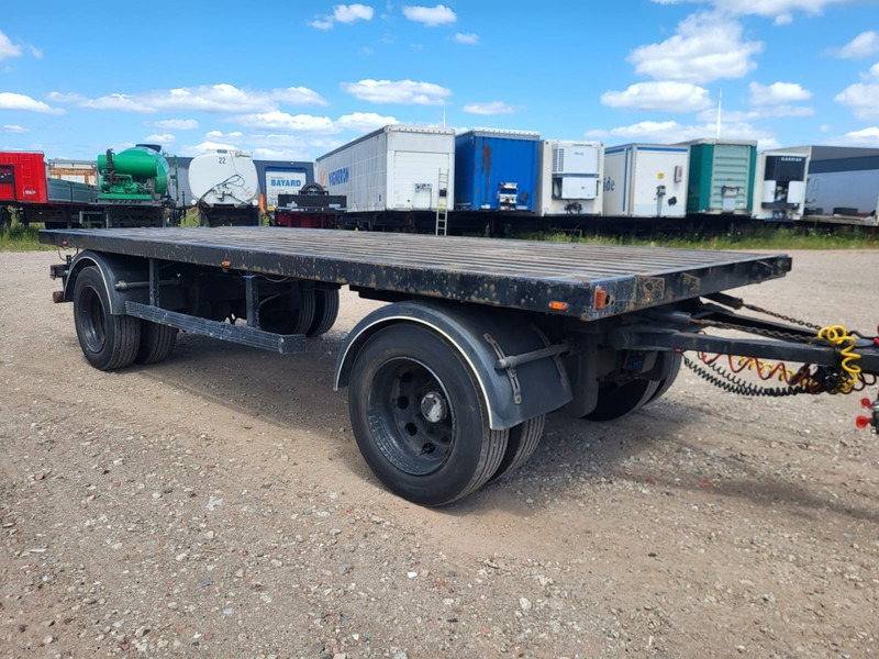 Trailor 2-AS PLATTE AANHANGER - SMB - AIR SUSPENSION - DOUBLE WHEELS - Remorque plateau: photos 1 Trailor 2-AS PLATTE AANHANGER - SMB - AIR SUSPENSION - DOUBLE WHEELS - Remorque plateau: photos 1