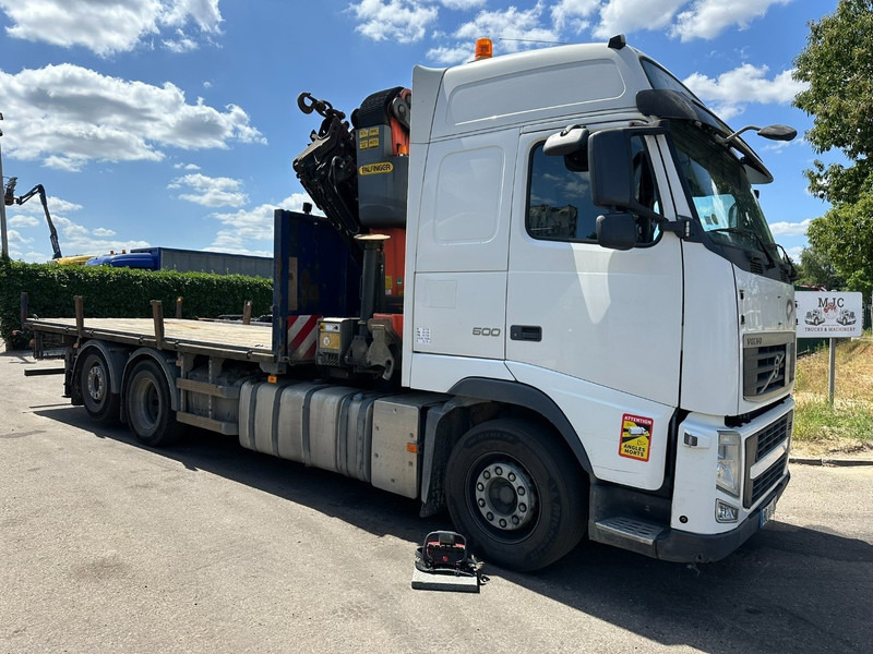 Volvo FH 500 6X2 + CRANE PALFINGER PK50002 E 6x - RETARDER - PLATFORM 6m20 - TWISTLOCKS 20' - 561.000km - EURO 5 - Camion grue: photos 2 Volvo FH 500 6X2 + CRANE PALFINGER PK50002 E 6x - RETARDER - PLATFORM 6m20 - TWISTLOCKS 20' - 561.000km - EURO 5 - Camion grue: photos 2
