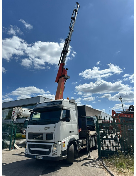 Volvo FH 500 6X2 PRITSCHE + KRAN PALFINGER PK50002 E 5x - RETARDER - PLATFORM 6m20 - TWISTLOCKS 20' - 561.000km - EURO 5 - Camion plateau, Camion grue: photos 5 Volvo FH 500 6X2 PRITSCHE + KRAN PALFINGER PK50002 E 5x - RETARDER - PLATFORM 6m20 - TWISTLOCKS 20' - 561.000km - EURO 5 - Camion plateau, Camion grue: photos 5