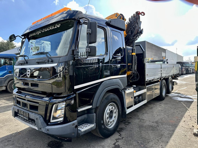 Volvo FMX 370 6x2 PRITSCHE 6M35 + KRAN EFFER 215/6S -*127.000km* - LIFT AXLE - DOUBLE WHEELS - I SHIFT - EURO 6 - BE PAPERS - Camion plateau, Camion grue: photos 4 Volvo FMX 370 6x2 PRITSCHE 6M35 + KRAN EFFER 215/6S -*127.000km* - LIFT AXLE - DOUBLE WHEELS - I SHIFT - EURO 6 - BE PAPERS - Camion plateau, Camion grue: photos 4