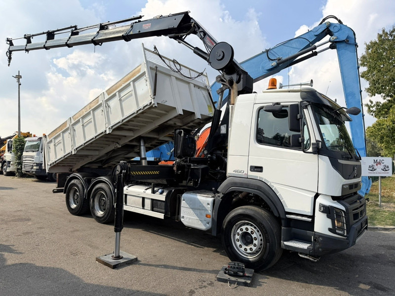 Volvo FMX 460 6x4 TIPPER + CRANE HIAB 244 E-5 HIPRO - ROTATOR - RADIO - *349.000km* - EURO 6 - 13T AXLES - BE TRUCK - Camion benne, Camion grue: photos 1 Volvo FMX 460 6x4 TIPPER + CRANE HIAB 244 E-5 HIPRO - ROTATOR - RADIO - *349.000km* - EURO 6 - 13T AXLES - BE TRUCK - Camion benne, Camion grue: photos 1