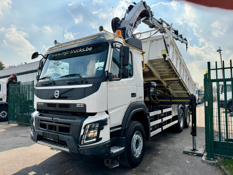 Volvo FMX 460 6x4 TIPPER + CRANE HIAB 244 E-5 HIPRO - ROTATOR - RADIO - *349.000km* - EURO 6 - 13T AXLES - BE TRUCK - Camion benne, Camion grue: photos 3 Volvo FMX 460 6x4 TIPPER + CRANE HIAB 244 E-5 HIPRO - ROTATOR - RADIO - *349.000km* - EURO 6 - 13T AXLES - BE TRUCK - Camion benne, Camion grue: photos 3
