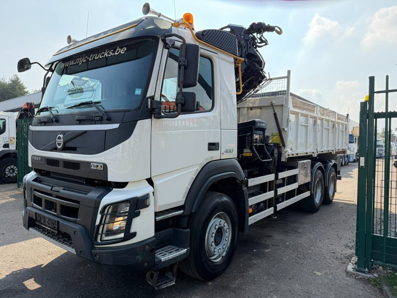 Volvo FMX 460 6x4 TIPPER + CRANE HIAB 244 E-5 HIPRO - ROTATOR - RADIO - *349.000km* - EURO 6 - 13T AXLES - BE TRUCK - Camion benne, Camion grue: photos 4 Volvo FMX 460 6x4 TIPPER + CRANE HIAB 244 E-5 HIPRO - ROTATOR - RADIO - *349.000km* - EURO 6 - 13T AXLES - BE TRUCK - Camion benne, Camion grue: photos 4