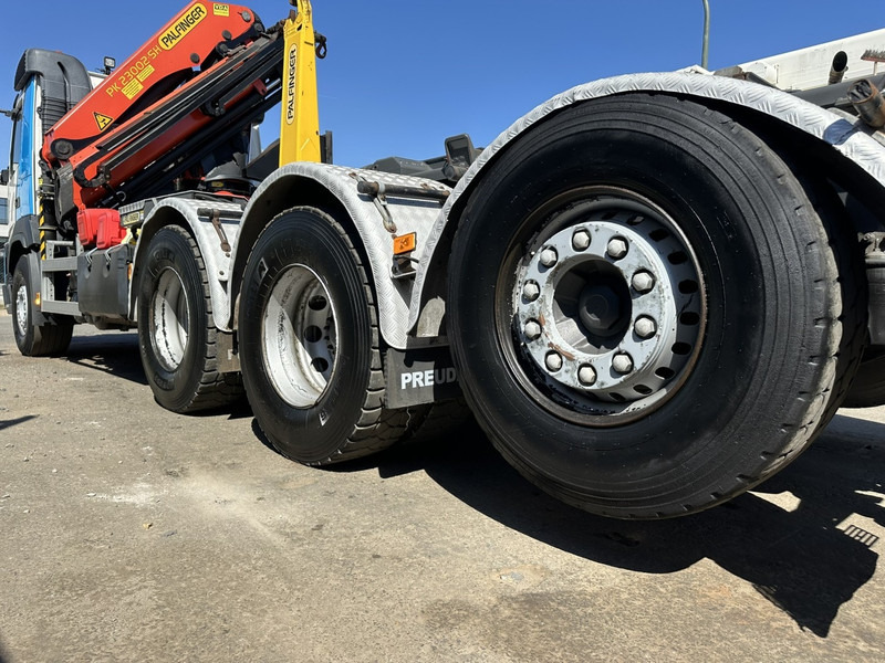 Camion ampliroll, Camion grue Volvo FMX 460 8x4 TRIDEM HOOKLIFT + CRANE PK 23002 SH + GRABBER / ROTATOR - EURO 6 - LIFT + STEERING AXLE - *374.000km* - EXT BUMPER: photos 17