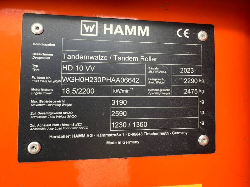 Compacteur neuf Hamm HD10 VV - NEW: photos 11
