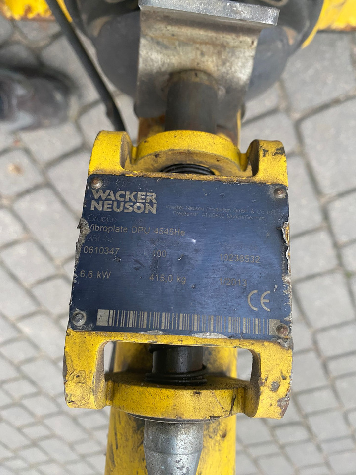 WACKER NEUSON DPU 4545He - Plaque vibrante: photos 5 WACKER NEUSON DPU 4545He - Plaque vibrante: photos 5