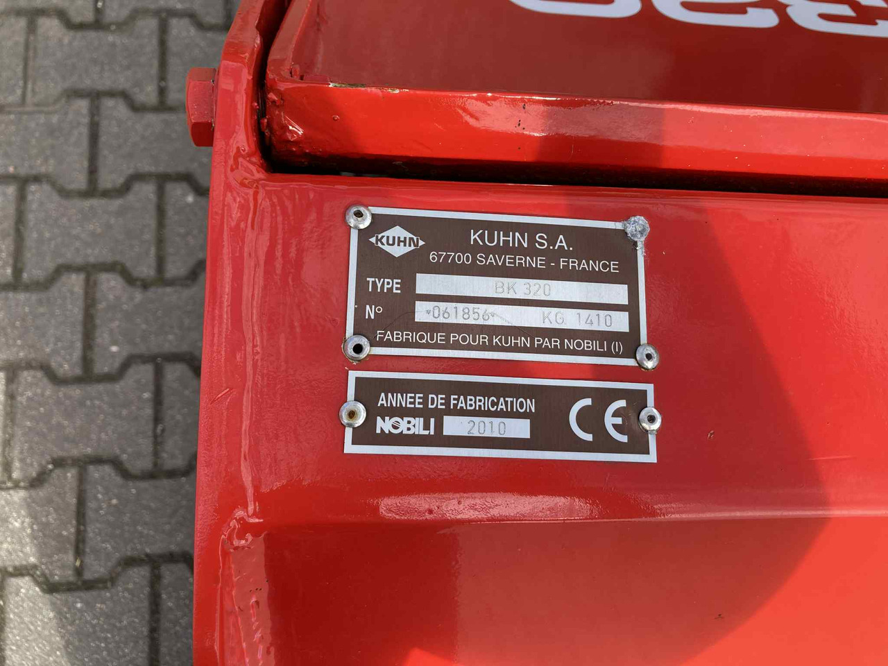 Kuhn BK320 - Faucheuse: photos 3 Kuhn BK320 - Faucheuse: photos 3