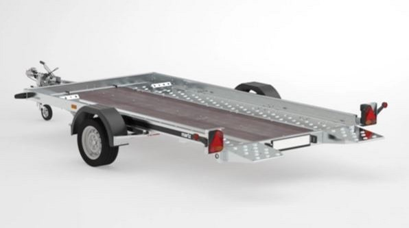 GT Tieflader 350 1,8 T Holz Autotransporter - Remorque porte-voitures: photos 2 GT Tieflader 350 1,8 T Holz Autotransporter - Remorque porte-voitures: photos 2
