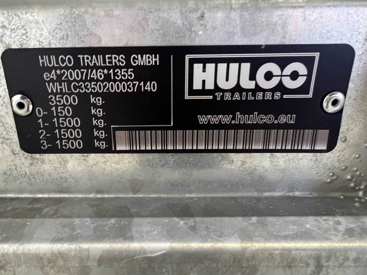 Remorque porte-voitures neuf HULCO Carax-3 3500 Autotransporter: photos 30 Remorque porte-voitures neuf HULCO Carax-3 3500 Autotransporter: photos 30