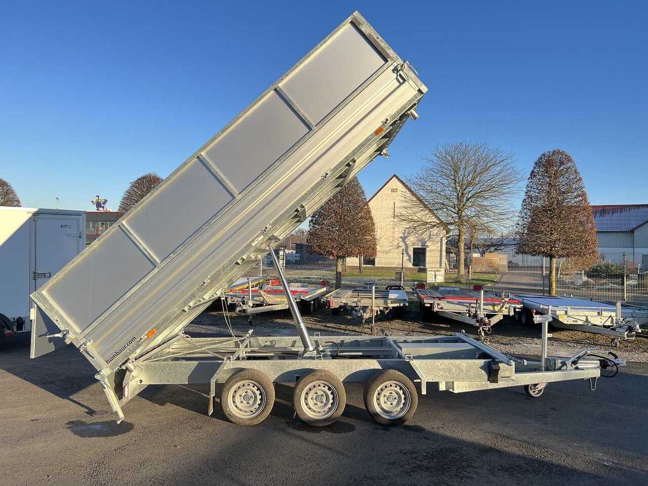 HUMBAUR HTK 3500.41 Tridem EP BWAufs. Dreiseitenkipper - Remorque benne: photos 1 HUMBAUR HTK 3500.41 Tridem EP BWAufs. Dreiseitenkipper - Remorque benne: photos 1