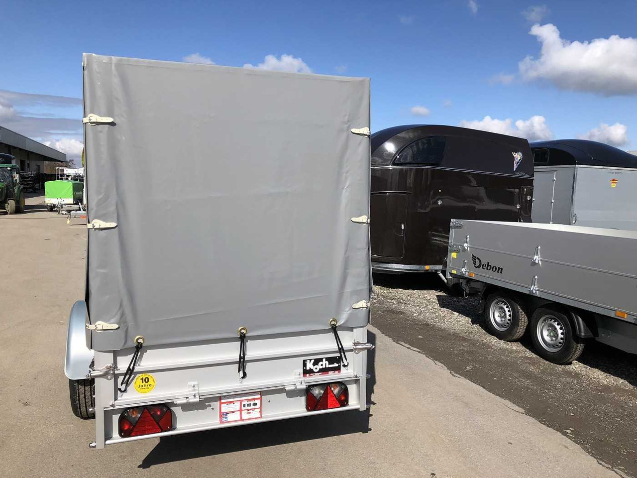 KOCH U4 mit Plane 1100 grau Kastenanhänger ungebremst - Remorque voiture: photos 5 KOCH U4 mit Plane 1100 grau Kastenanhänger ungebremst - Remorque voiture: photos 5