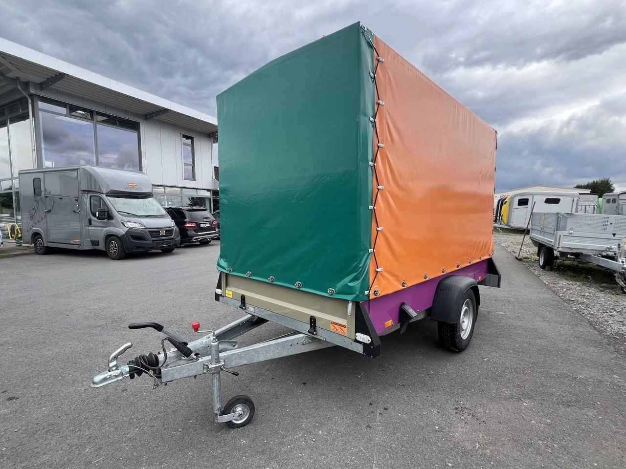 ROSEMEIER VE Spectrum C 13.30 mit Plane Kastenanhänger gebrem - Remorque voiture: photos 5 ROSEMEIER VE Spectrum C 13.30 mit Plane Kastenanhänger gebrem - Remorque voiture: photos 5
