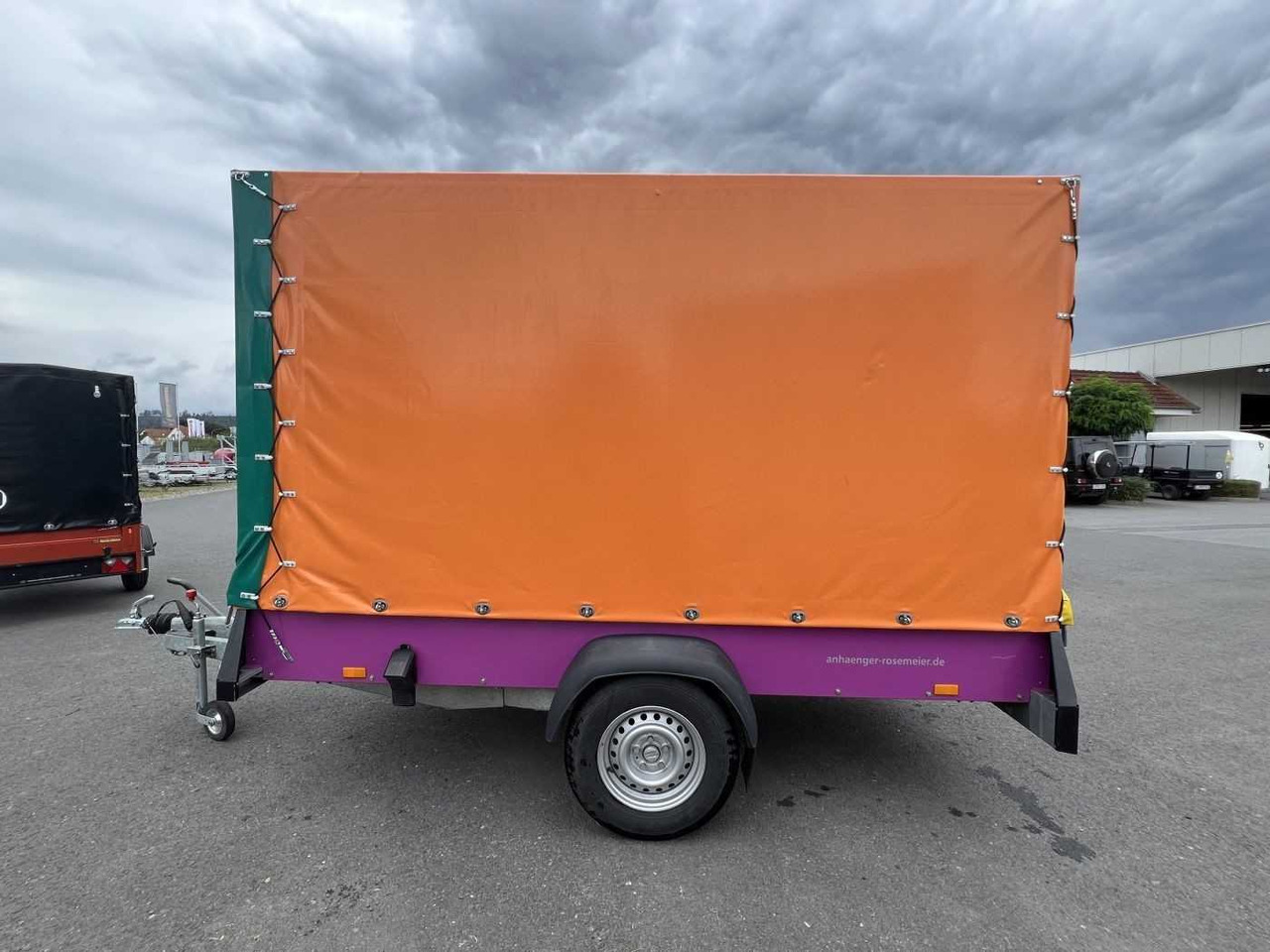 ROSEMEIER VE Spectrum C 13.30 mit Plane Kastenanhänger gebrem - Remorque voiture: photos 4 ROSEMEIER VE Spectrum C 13.30 mit Plane Kastenanhänger gebrem - Remorque voiture: photos 4
