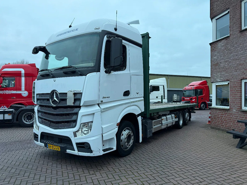 Mercedes-Benz Actros Actros 2542LL 6X2 met open laabak BDF Platform NL Truck - Camion plateau: photos 2 Mercedes-Benz Actros Actros 2542LL 6X2 met open laabak BDF Platform NL Truck - Camion plateau: photos 2