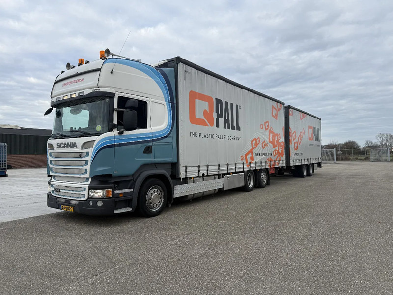 Scania R450 R450 6X2 Topline / mit 2007 Anhanger / SCR-only / Retarder / APK-TUV 4-2026 - Camion à rideaux coulissants: photos 2 Scania R450 R450 6X2 Topline / mit 2007 Anhanger / SCR-only / Retarder / APK-TUV 4-2026 - Camion à rideaux coulissants: photos 2